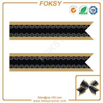Geometric patterns rhinestone design for cheer bowtique