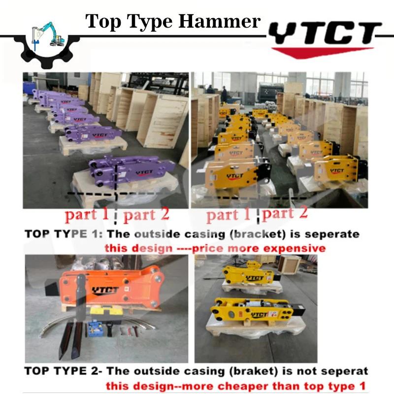 Heavy Duty Hammer Breakers Hydraulic Concrete Breakers Jack Hammer