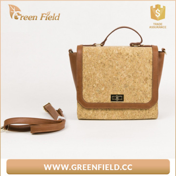 Natural cork women handbag natural Cork handbag