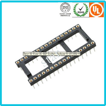 High Quality 32 Pin 2.54mm Round Double Row IC Socket Adaptor