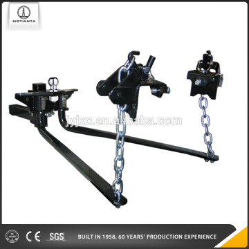 6000lbs - 15000lbs Weight Distribution Hitch chain & ball installated
