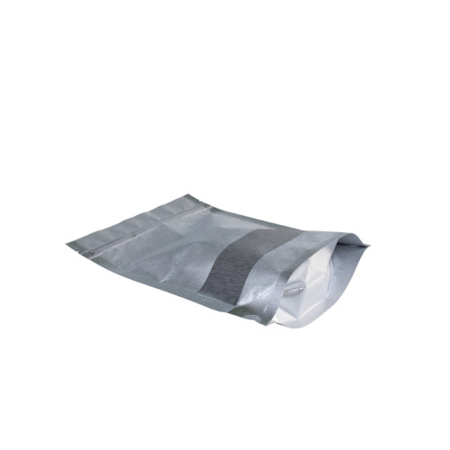 Zip lock aluminium folie snack verpakking met venster