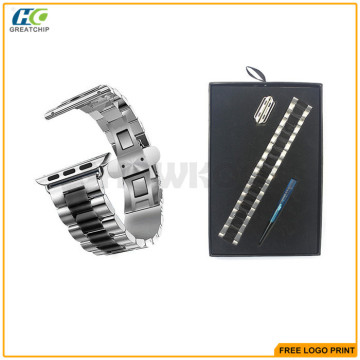 For apple watch stainless steel watch band Factory direct sale with connectors