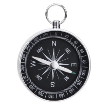 Water-Proof Mini Plastic Compass Key Chain for Outdoor Hiking and Survival