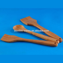 high quality bamboo wood cooking spoon , soup spoon , fork and spatula