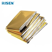 High quality rescue thermal blanket emergency blanket foil silver gold mylar space blanket
