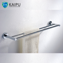 Chrome double towel bar