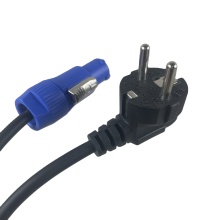 Europe Power Plug Blue PowerCon Connection Cable for Stage Light