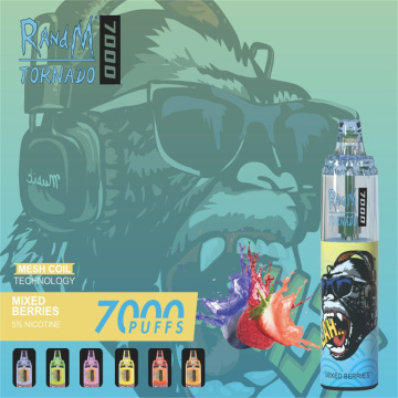 Randm Vape Tornado 7000 Puffs Pré -cheia de suco de vape