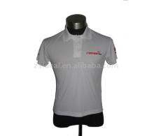 White men's embrodiery dri-fit golf shirt