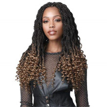 18inch Wavy Curly Senegalese Twists Easy Crochet Twists Braids Small with Curly Ends Twist Braids wavy Goddess