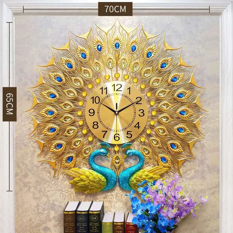 Decorative Wall Clock European Clock for Living Room