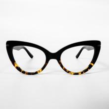 Black Large Cat Eye Glasses Frames Women