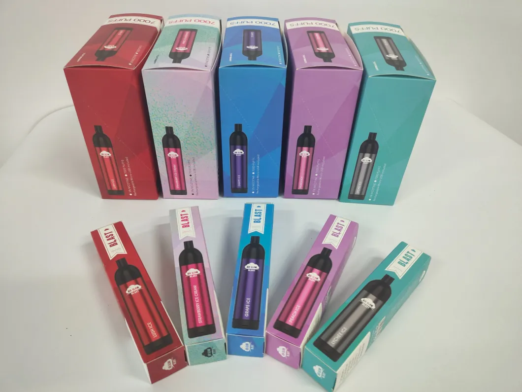 Aierbaita Wholesale Vape Air Glow Blast 7000puffs with 5 Best Flavors Electric Cigarette