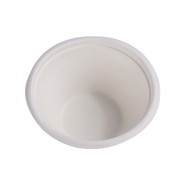 Biodegradable coffee cups disposable 7oz bagasse cup