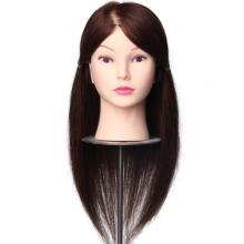 Beautiful wholesale 100%Real human hair mannequin head cosmetology