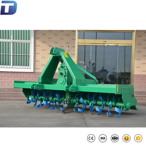 Soil tillage varying speed 3-point rotary tiller rotavator