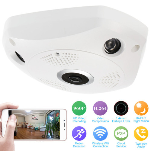 360 Degree View Wifi Wireless Camera Surveillance System