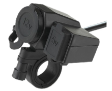 Weatherproof USB Cell phone GPS Cigarette Lighter Motorcycle charger
