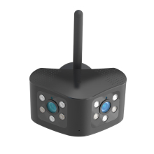 Dual Lens 165° View 5MP/6MP Camera with Wired/Wireless Network & Infrared Floodlight