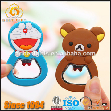 pvc silicone covering blown bear bottle opener