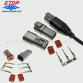 Conector DT y mazo de cables impermeabilizante DT04-2P