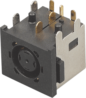 Square Audio Jack Connector Housing