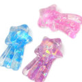 Transparent Glitter Shooting Star Resin Cabochon Girls Bedroom Ornaments Charms Handmade Craft Beads Spacer