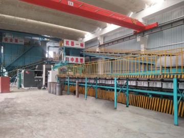 Auto casting machine line