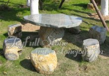 Garden Jade Stone Table Set