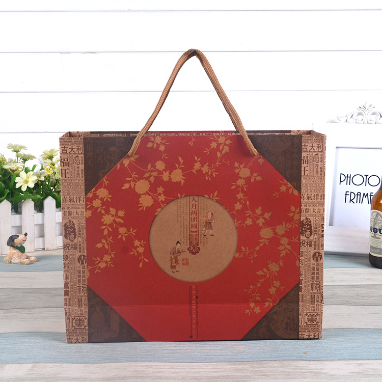 Wholesale Custom Print Logo Cheap Kraft Brown Paper Bag