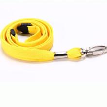 Tube lanyard wholesale with oval cilp and saftety buckle