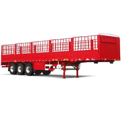 ISO CCC 3 Axles 34t Stake Truck Trailer Hot Sale