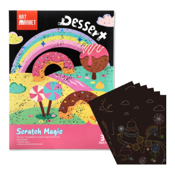 hot selling scratch magic dessert