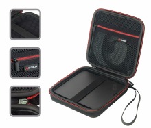 USB CD DVD Writer Blu-Ray & External Hard Drive Travel Case for Apple Superdrive, Samsung, LG, Dell, ASUS External DVD Drives