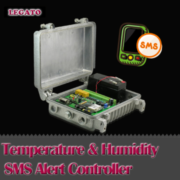 SMS temperature & humidity alert