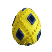 Hollow Rubber Egg Dog Toy with Bell/Light