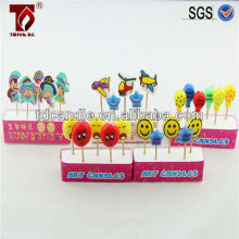 magic smiling face art candles