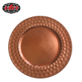 Rose Gold Diamond Plastic Decoration Plate