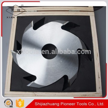 China xian feng woodworking tools finger joint 250x2.8x70x6t for tenon jointer
