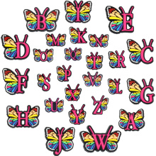 Lovely Letter Shoe Decoration Cartoon Figures 3D Shoe Charm