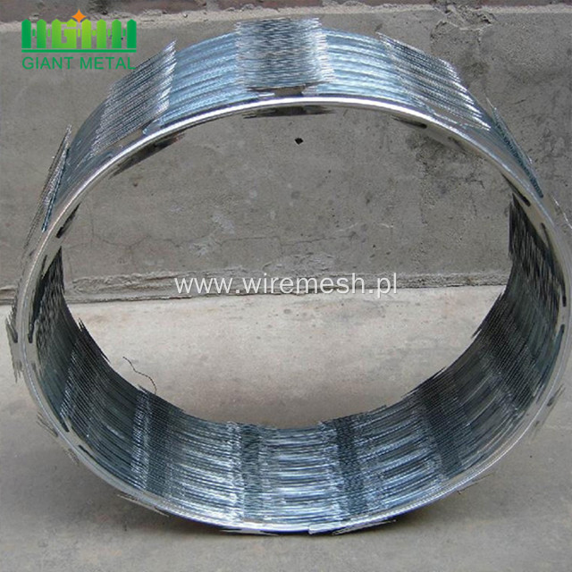 galvanized barbed wire  barbed razor mesh fencing