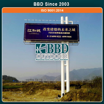 Professional manufacture stable structure durable highway billboard