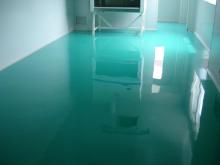 Clean room oily epoxy mortar floor paint