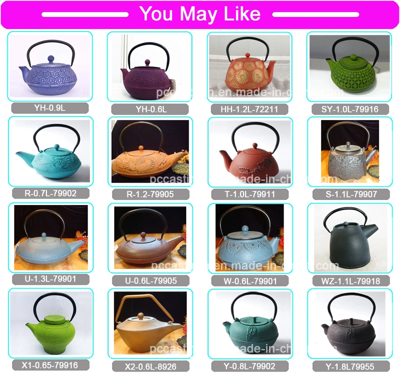 Popular Traditional Hot Sale High Quality Cast Iron Teapot