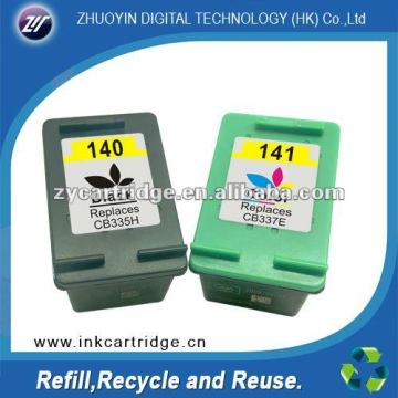100% refillable compatible inkjet cartridges for HP 140/141
