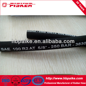 steel wire reinforced hydraulic hoses SAE 100R2AT