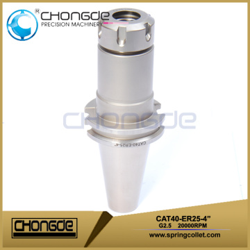 CAT40-ER25-4 &quot;حامل أداة آلة Collet Chuck CNC