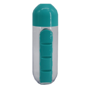 Plastic Pill Organizer Bottle Vitamin Cup