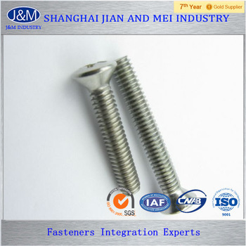 carbon steel phillips zinc plated machine screw